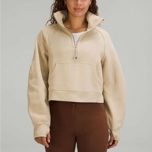 Lululemon Scuba Oversized Funnel Neck Half Zip XS / S - Trench